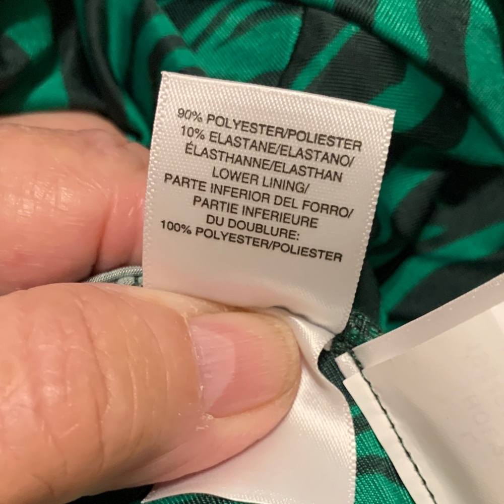 Green Zebra Print Wrap Dress - Picture 10 of 14